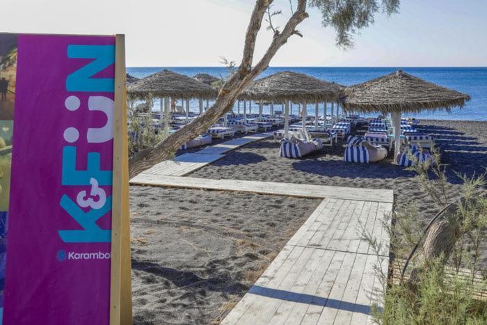 Perissa Beachfront Rooms Bagian luar foto